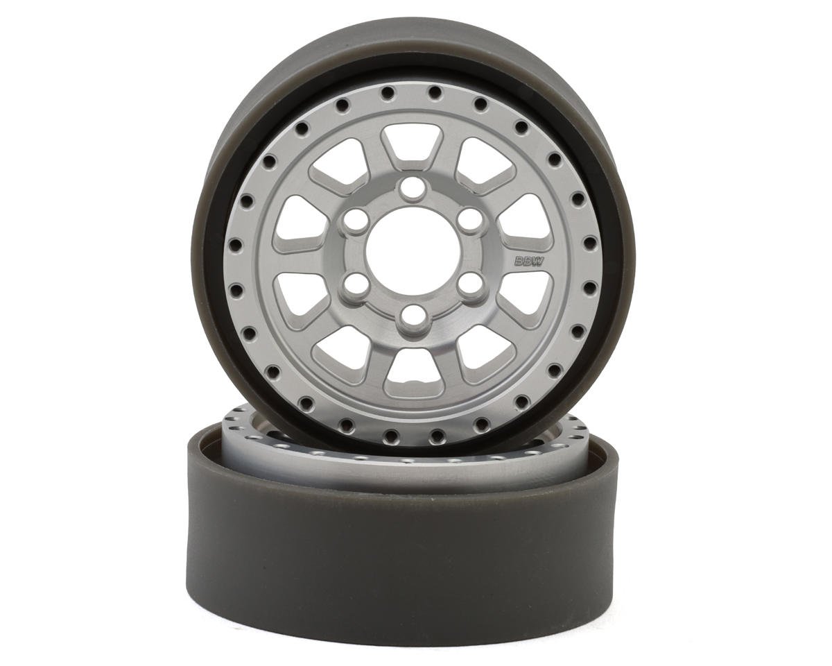 Vanquish Products Battle Born Sierra 1.9" Beadlock Crawler Wheels (Clear) (2) (VPS08141)