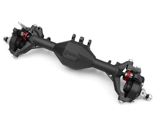 Vanquish Products Currie Portal F9 SCX10 II Front Axle Kit (Black) (VPS08350)