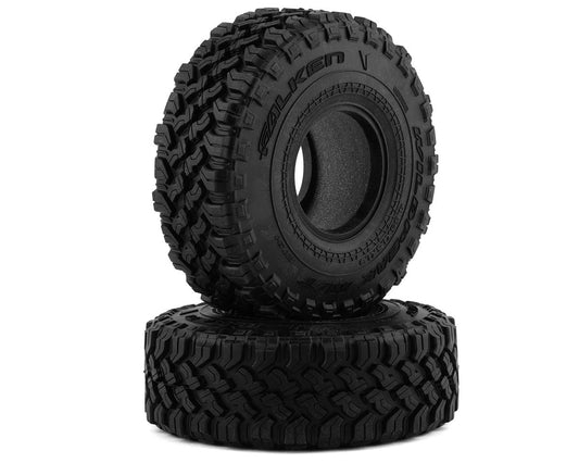 Vanquish Products Falken Wildpeak M/T 1.9" Rock Crawler Tires (2) (Red) (VPS10103)