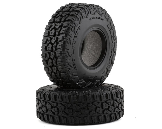Vanquish Products Falken Wildpeak R/T 1.9" Class 1 Rock Crawler Tires (2) (Red) (VPS10104)