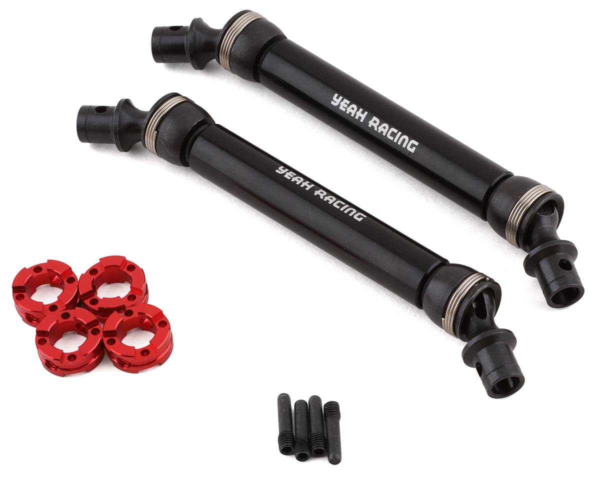 Yeah Racing Axial Capra 1.9 Front & Rear Steel Center Driveshafts (Black) (2) (YEA-AXCP-004)