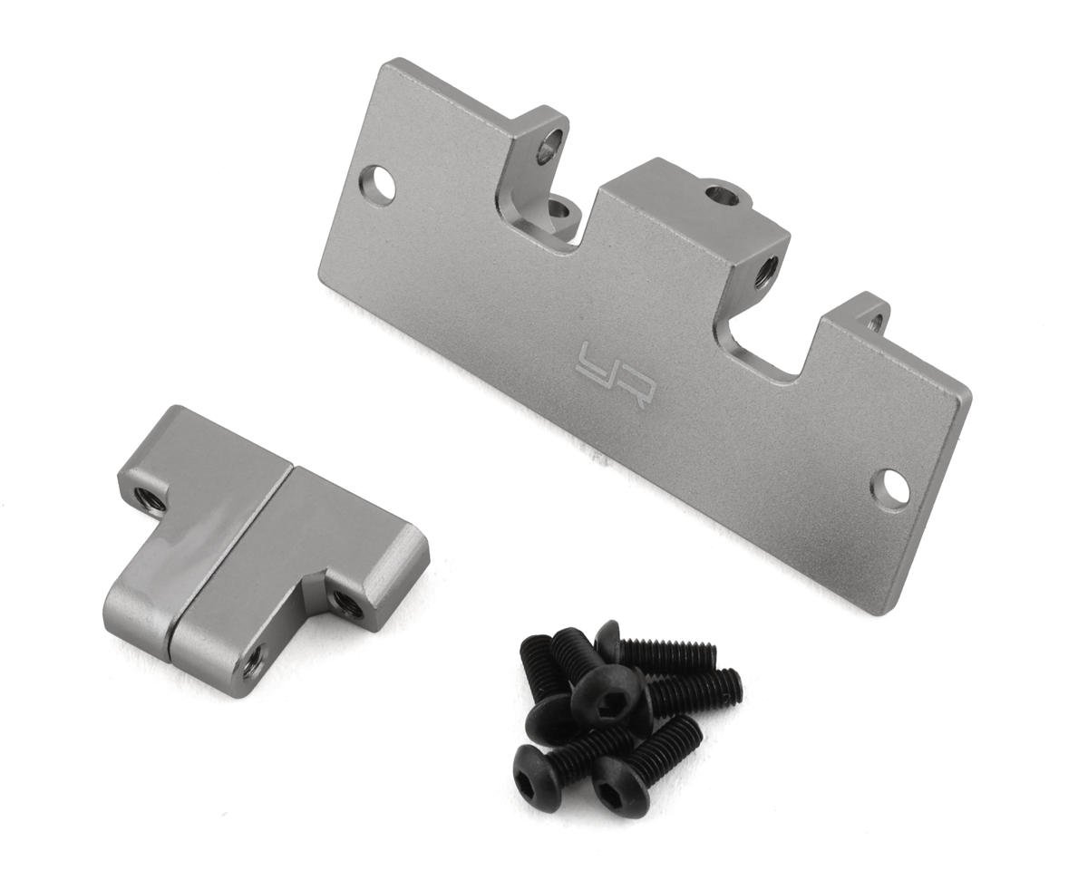 Yeah Racing UTB18 Capra Aluminum Servo Mount (Gunmetal) (YEA-AXCP-011GM)