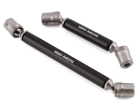 Yeah Racing Axial SCX10 II Stainless Steel Center Front & Rear Drive Shafts (2) (YEA-AXSC-003BK)