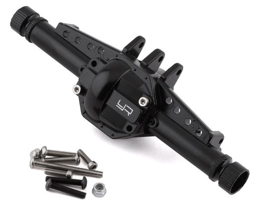 Yeah Racing Axial SCX10 II Front/Rear Aluminum Axle Housing (Black) (YEA-AXSC-011BK)