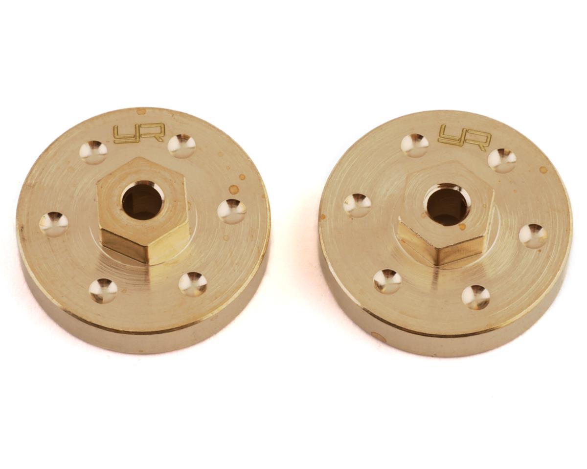 Yeah Racing SCX24 Brass Wheel Hex Hub (2) (6.75g) (YEA-AXSC-029)