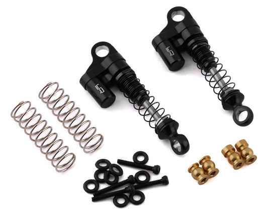 Yeah Racing SCX24 Aluminum Shocks (Black) (2) (YEA-AXSC-047BK)