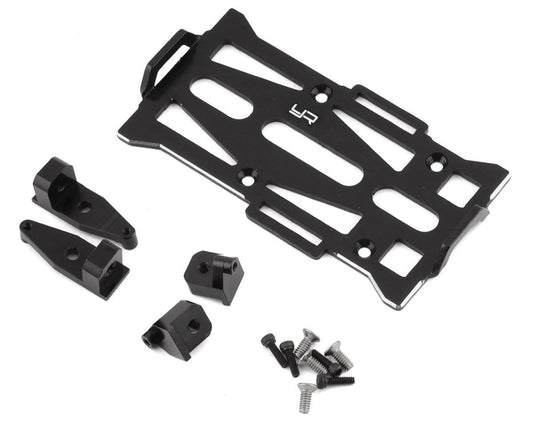 Yeah Racing Axial SCX24 Aluminum Battery Tray Set (Black) (YEA-AXSC-048)