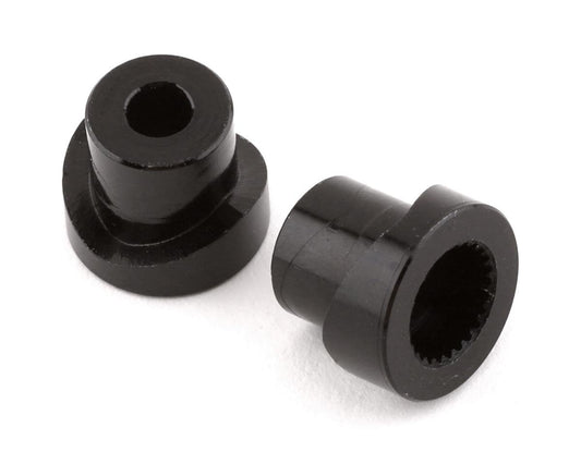 Yeah Racing Axial SCX10 III Aluminum 25T Micro Servo Saver Insert (Black) (2) (YEA-AXSC-057)