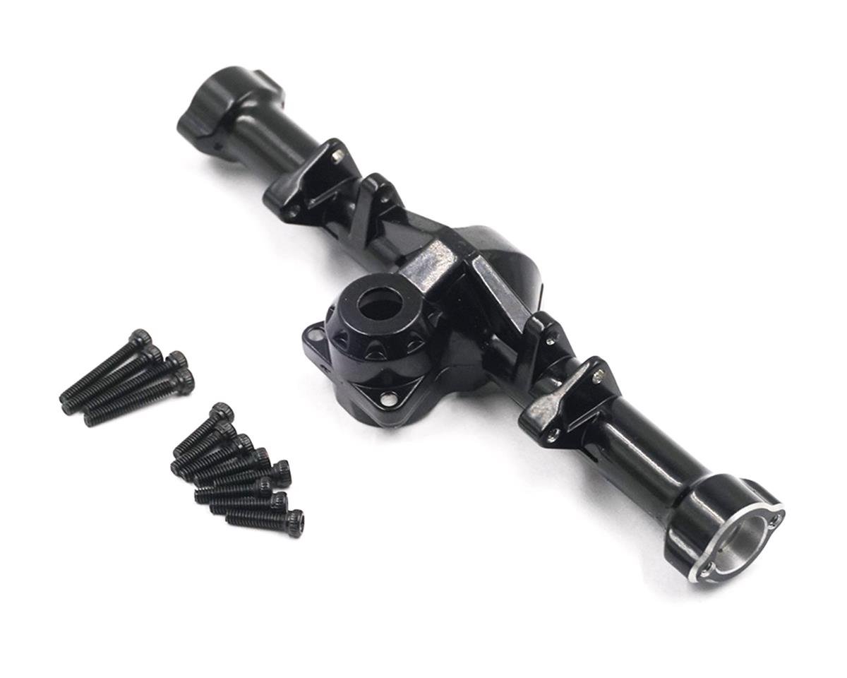 Yeah Racing SCX24 Aluminum Rear Axle Housing (Black) (YEA-AXSC-066)