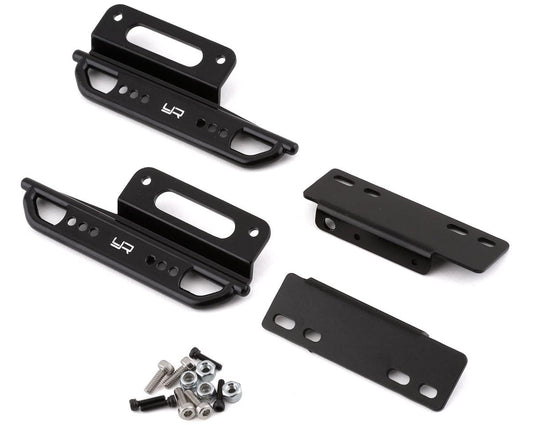 Yeah Racing Axial SCX24 Rock Sliders (Black) (AXI90081 & AXI00002V2) (YEA-AXSC-069)