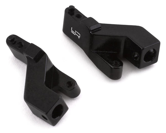 Yeah Racing Axial SCX24 Aluminum Rear Bumper Mounts (Black) (2) (AXI00002V2) (YEA-AXSC-073)