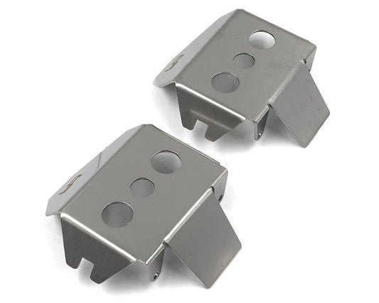 Yeah Racing Axial SCX6 Stainless Steel Front & Rear Differential Protectors (2) (YEA-AXSC-081)