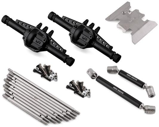 Yeah Racing Axial SCX10 II Aluminum Upgrade Kit (Black) (YEA-AXSC-S02)