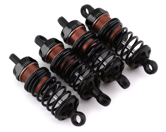 Yeah Racing Aluminum Go Big Bore Touring Shocks (Black) (4) (50mm) (YEA-BBG-0050BK)