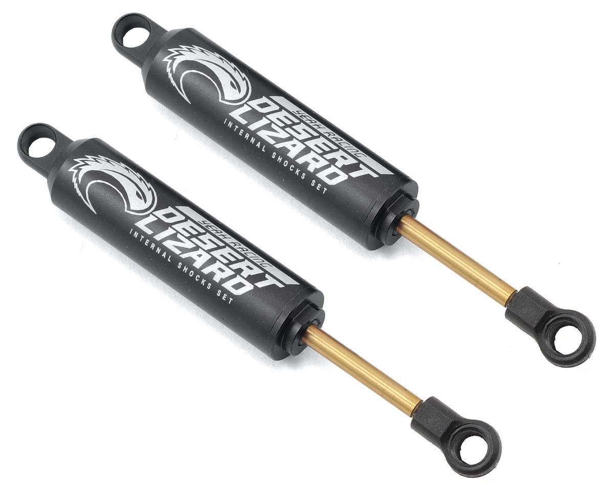 Yeah Racing 90mm Desert Lizard Two Stage Internal Spring Shock (2) (Black) (YEA-DDL-090BK)