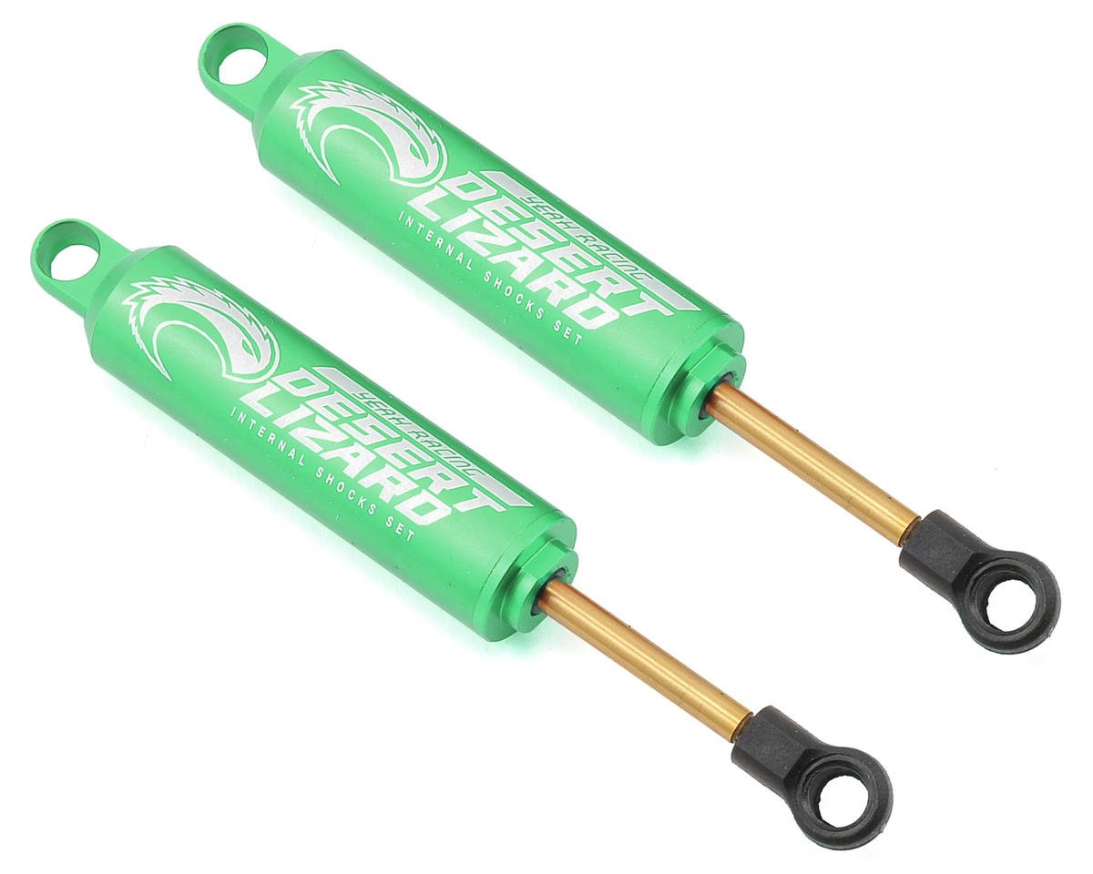 Yeah Racing 90mm Desert Lizard Two Stage Internal Spring Shock (2) (Green) (YEA-DDL-090GN)