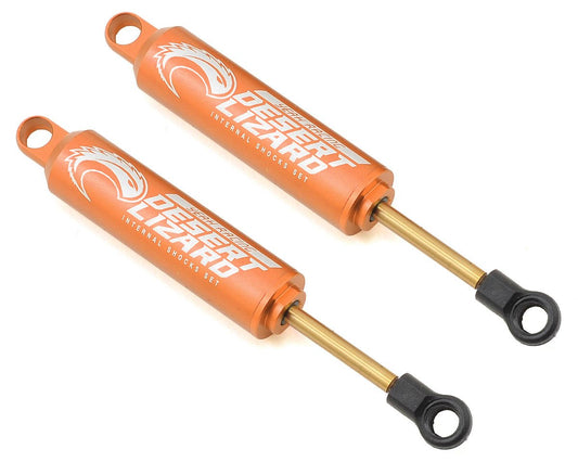 Yeah Racing 90mm Desert Lizard Two Stage Internal Spring Shock (2) (Orange) (YEA-DDL-090OR)