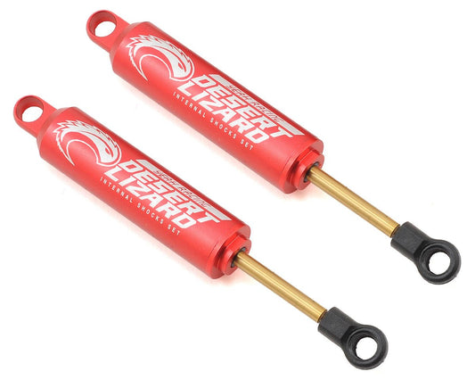 Yeah Racing 90mm Desert Lizard Two Stage Internal Spring Shock (2) (Red) (YEA-DDL-090RD)