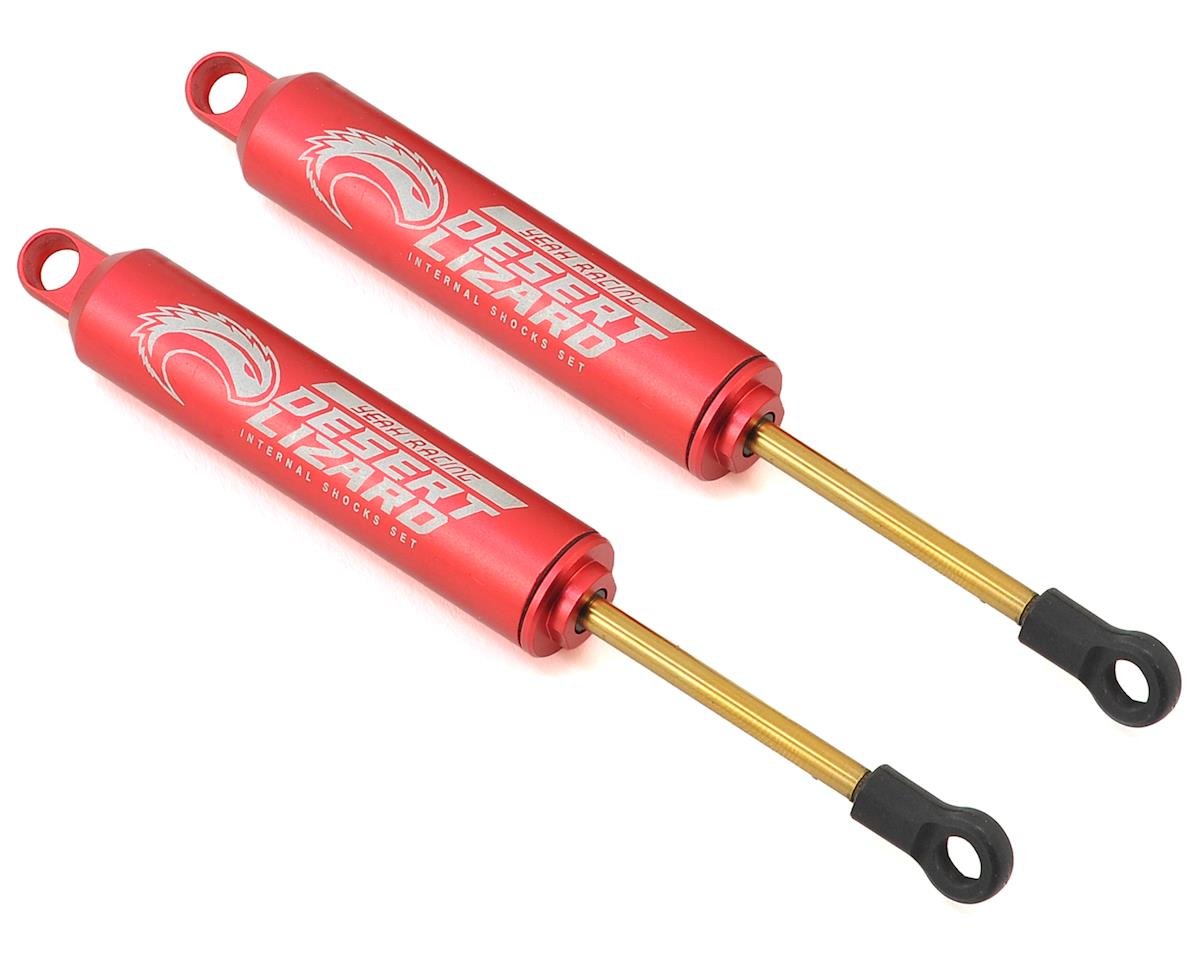 Yeah Racing 110mm Desert Lizard Two Stage Internal Spring Shock (2) (Red) (YEA-DDL-110RD)