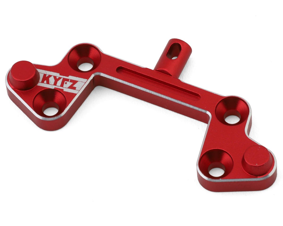 Yeah Racing Kyosho Fazer MK2 Aluminum Rear Body Post Tower Mount (Red) (YEA-KYFZ-003RD)