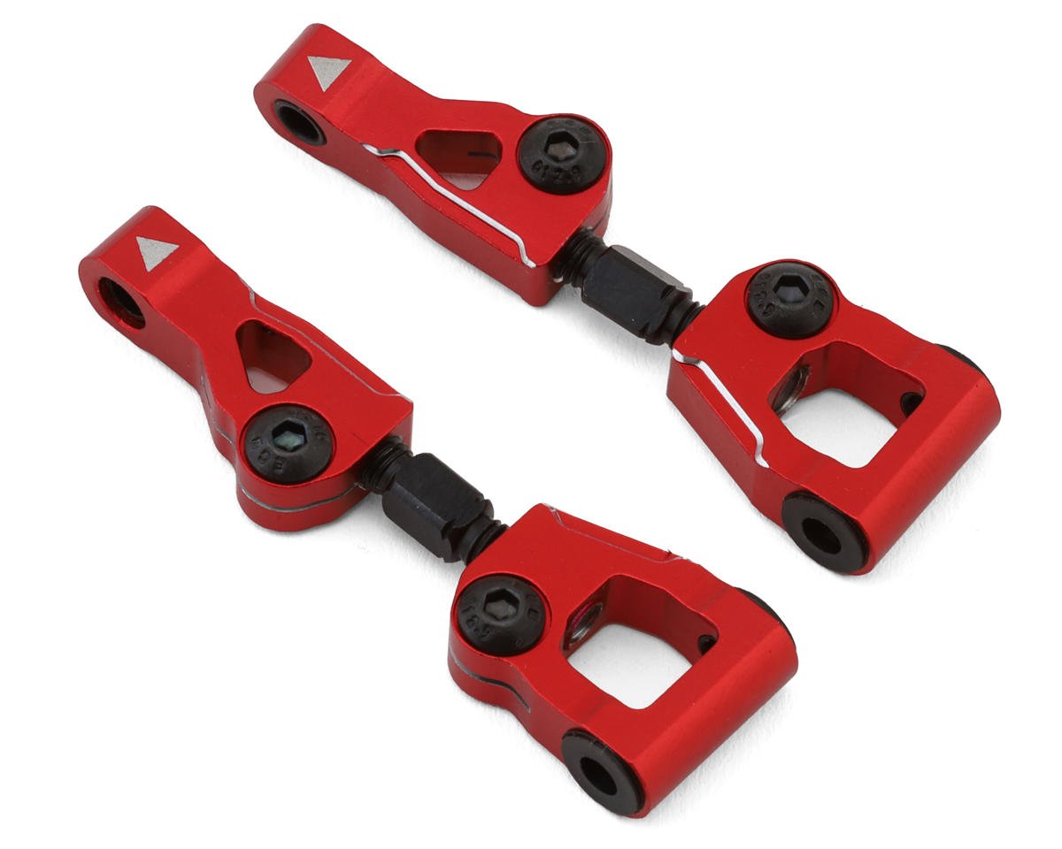 Yeah Racing Kyosho Fazer MK2 Aluminum Rear Upper Arms (Red) (YEA-KYFZ-005RD)