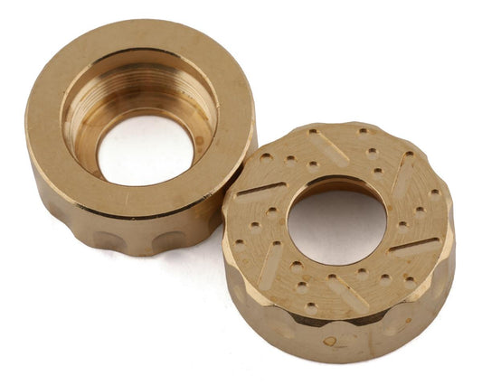 Yeah Racing Kyosho MX-01 Brass Rear Weight (2) (YEA-KYMX-002)