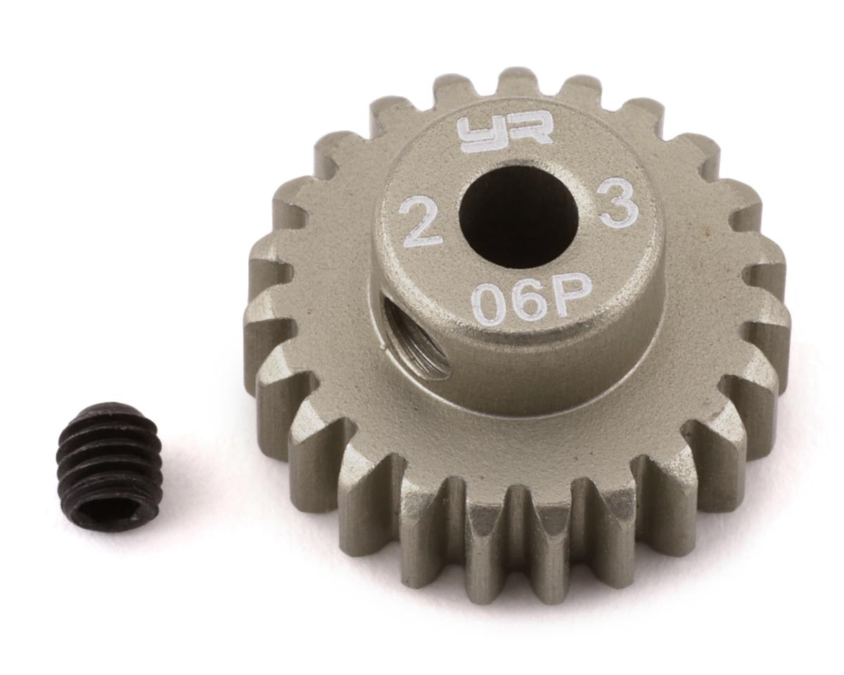 Yeah Racing Mod 0.6 Hard Coated Aluminum Pinion Gear (23T) (YEA-MG-06P23T)