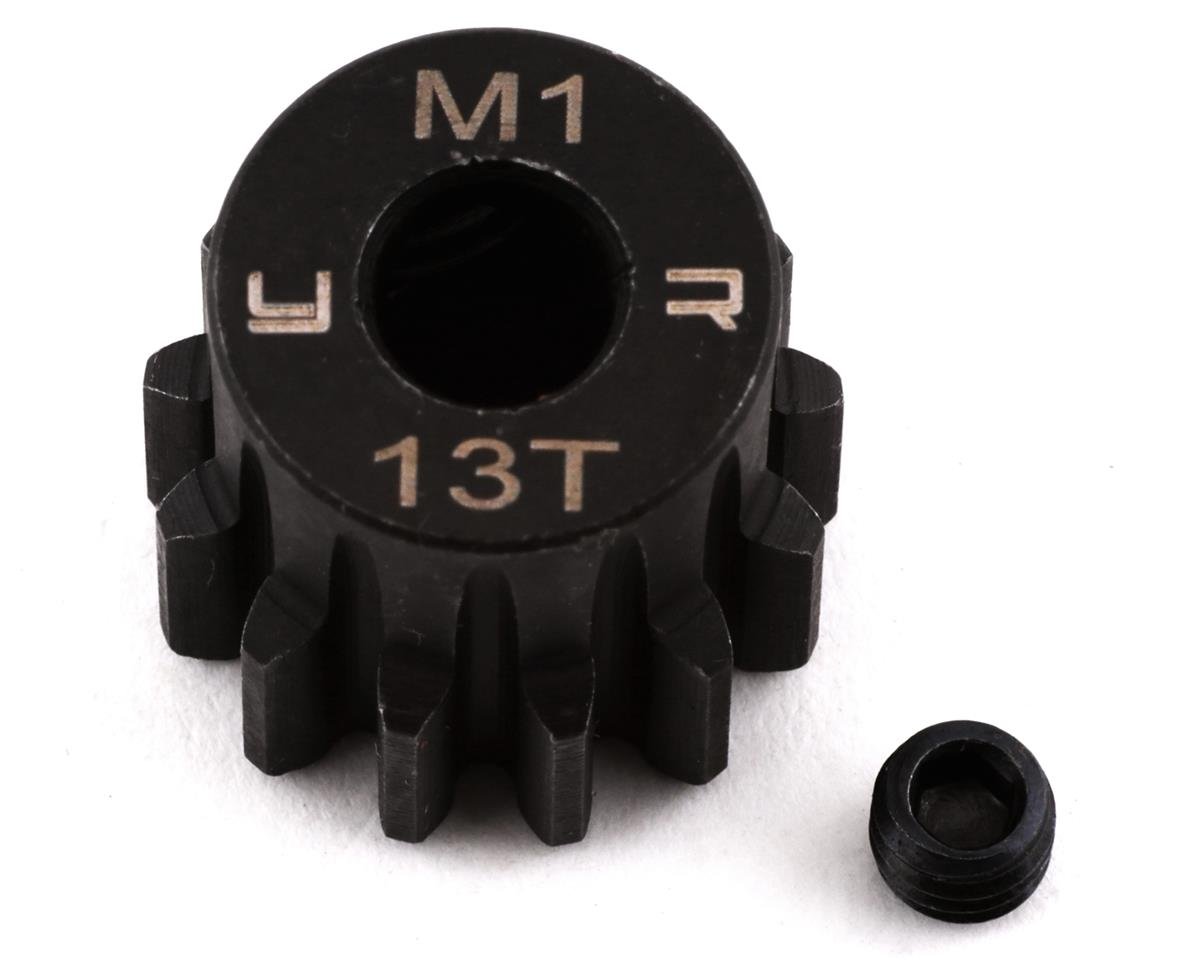 Yeah Racing Hardened Steel Mod 1 Pinion Gear (5mm Bore) (13T) (YEA-MG-10003)