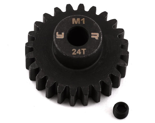 Yeah Racing Hardened Steel Mod 1 Pinion Gear (5mm Bore) (24T) (YEA-MG-10014)