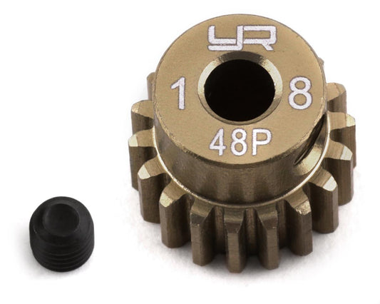 Yeah Racing 48P Hard Coated Aluminum Pinion Gear (18T) (YEA-MG-48018)