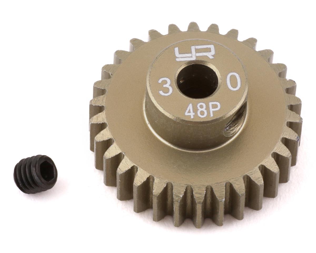 Yeah Racing 48P Hard Coated Aluminum Pinion Gear (30T) (YEA-MG-48030)