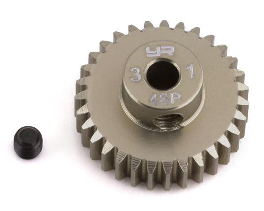 Yeah Racing 48P Hard Coated Aluminum Pinion Gear (31T) (YEA-MG-48031)