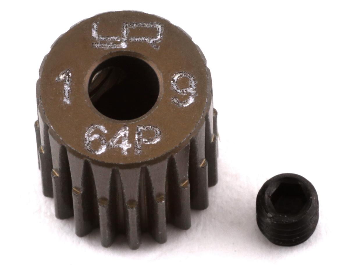 Yeah Racing 64P Hard Coated Aluminum Pinion Gear (19T) (YEA-MG-64019)