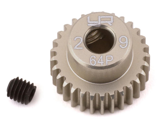 Yeah Racing 64P Hard Coated Aluminum Pinion Gear (29T) (YEA-MG-64029)