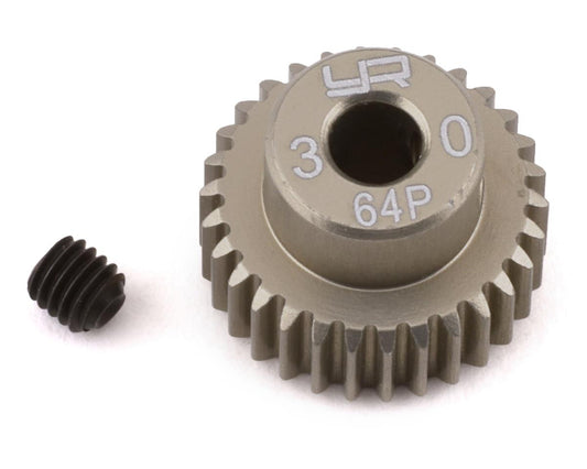 Yeah Racing 64P Hard Coated Aluminum Pinion Gear (30T) (YEA-MG-64030)
