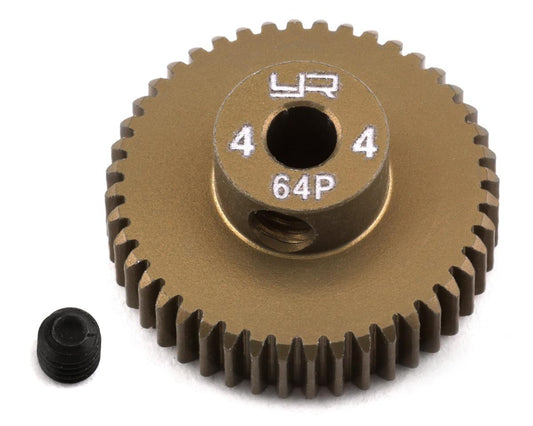 Yeah Racing 64P Hard Coated Aluminum Pinion Gear (44T) (YEA-MG-64044)