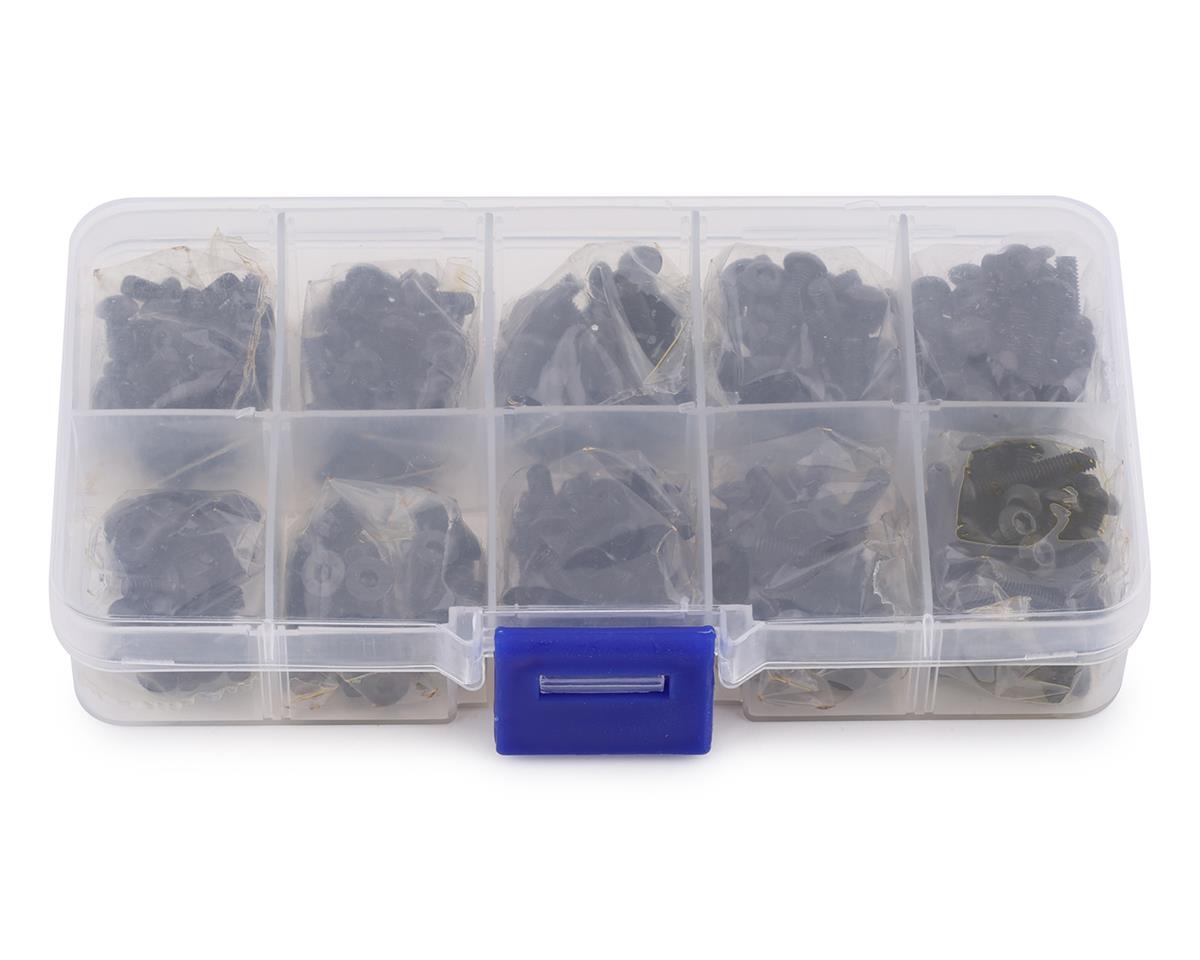 Yeah Racing 3mm Carbon Steel Screw Set w/Case (300) (Flat Head/Button Head) (YEA-SSS-300)