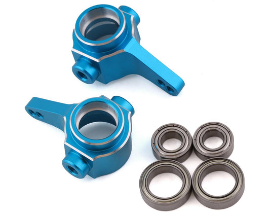 Yeah Racing Tamiya CC-01 Aluminum Steering Knuckles (Blue) (2) (YEA-TACC-009BU)