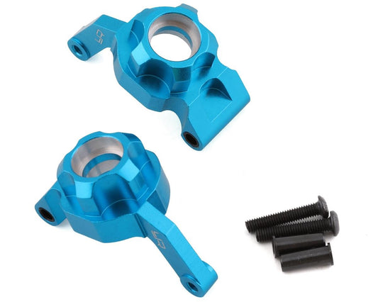 Yeah Racing Tamiya TT-02B Aluminum Rear Hubs (Blue) (2) (YEA-TATT-005BU)