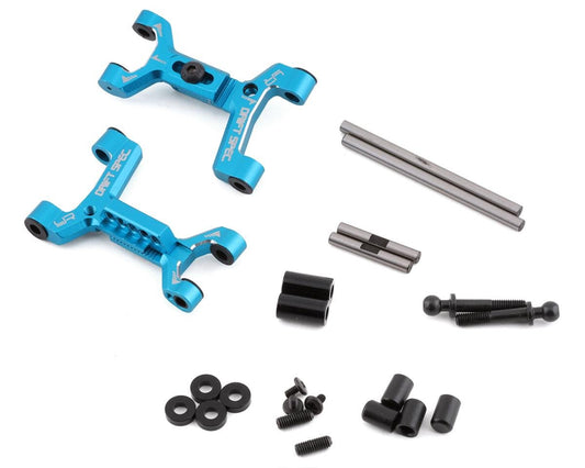 Yeah Racing Tamiya TT-02 RWD Aluminum Rear Lower Suspension Arms (Blue) (2) (YEA-TATT-010BU)