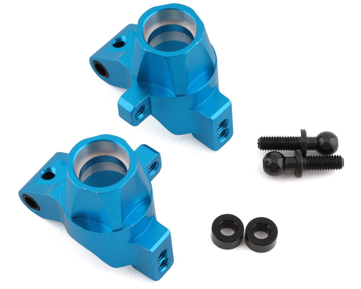 Yeah Racing Tamiya TT-02 Aluminum RWD Rear Hubs (Blue) (2) (YEA-TATT-012BU)