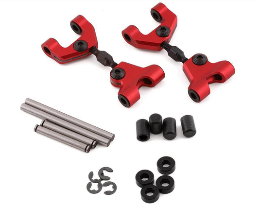 Yeah Racing Tamiya TT-01/TT-01E Aluminum Rear Upper Suspension Arms (Red) (2) (YEA-TATT-039RD)