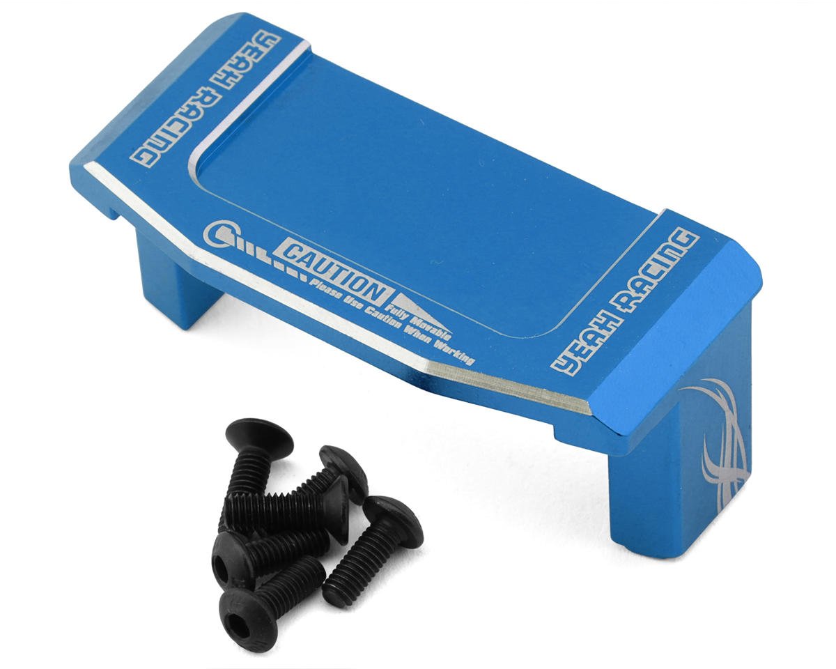 Yeah Racing Tamiya TT-02 CNC-Machined Aluminum Servo Mount (Blue) (YEA-TATT-057BU)