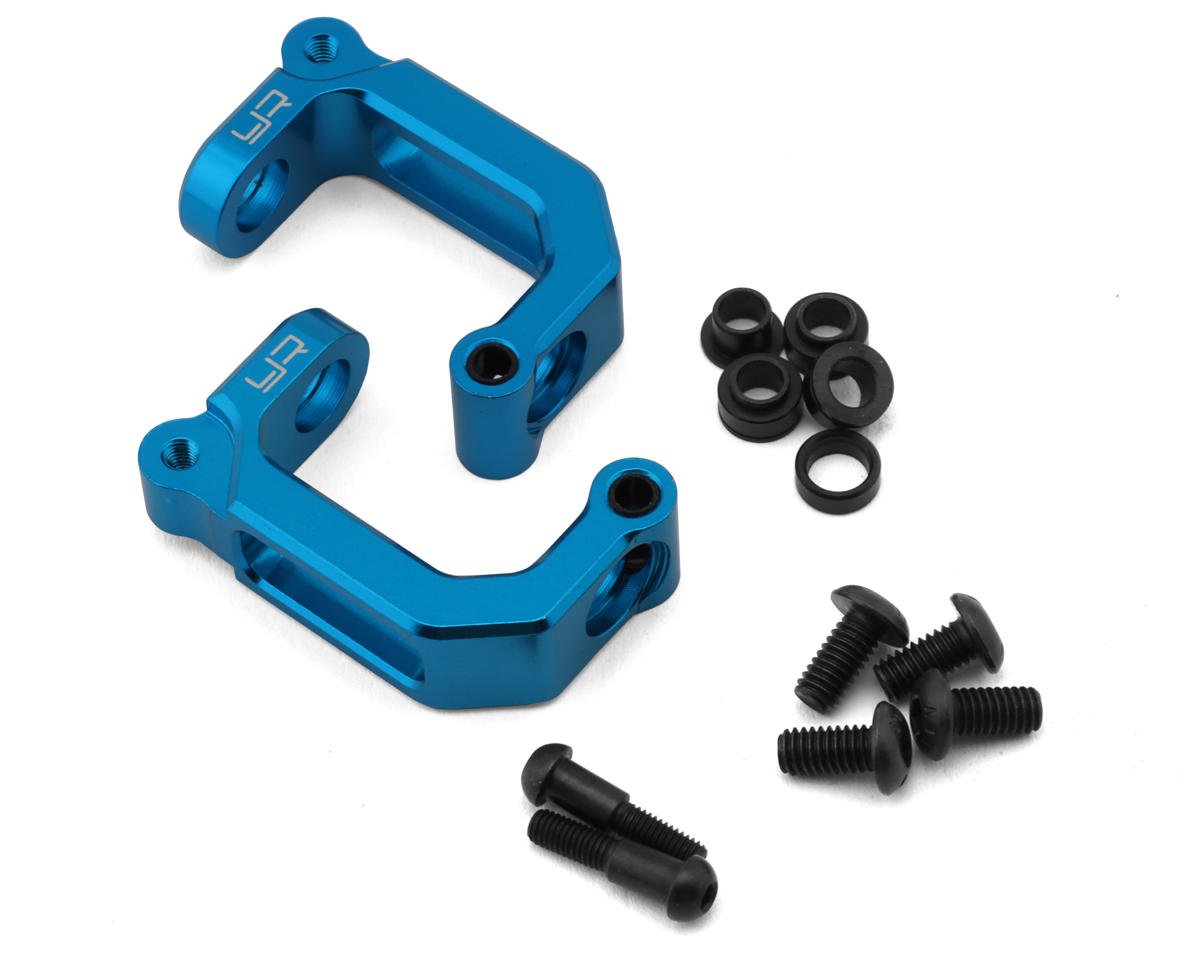 Yeah Racing Tamiya GF-01/WR-02 Aluminum C-Hubs (Blue) (2) (YEA-TAWR-002BU)