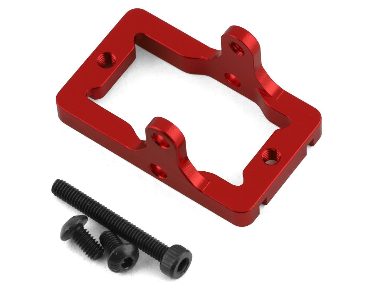 Yeah Racing Aluminum Servo Mount for Traxxas TRX-4M (Red) (YEA-TR4M-011RD)