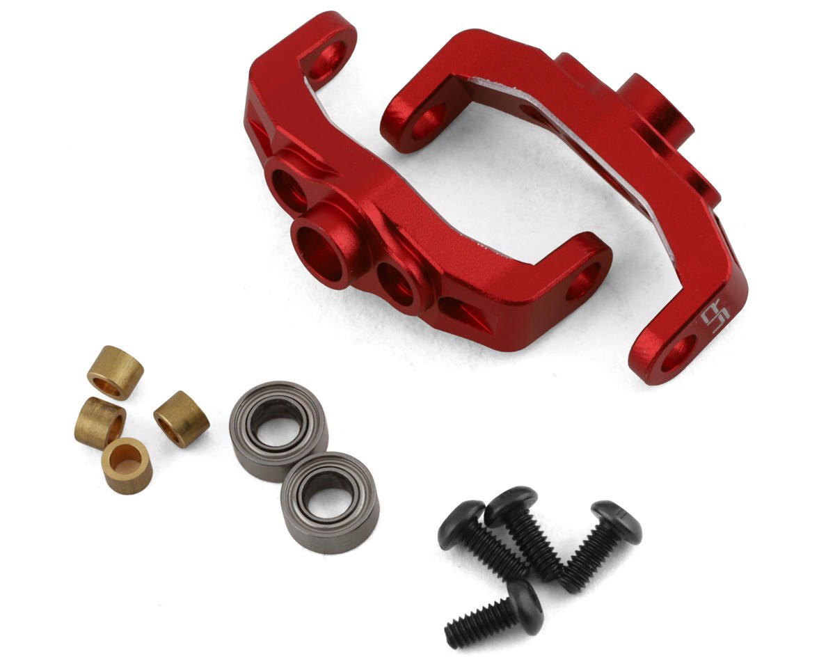 Yeah Racing Aluminum Hubs Carriers for Traxxas TRX-4M (Red) (2) (YEA-TR4M-013RD)