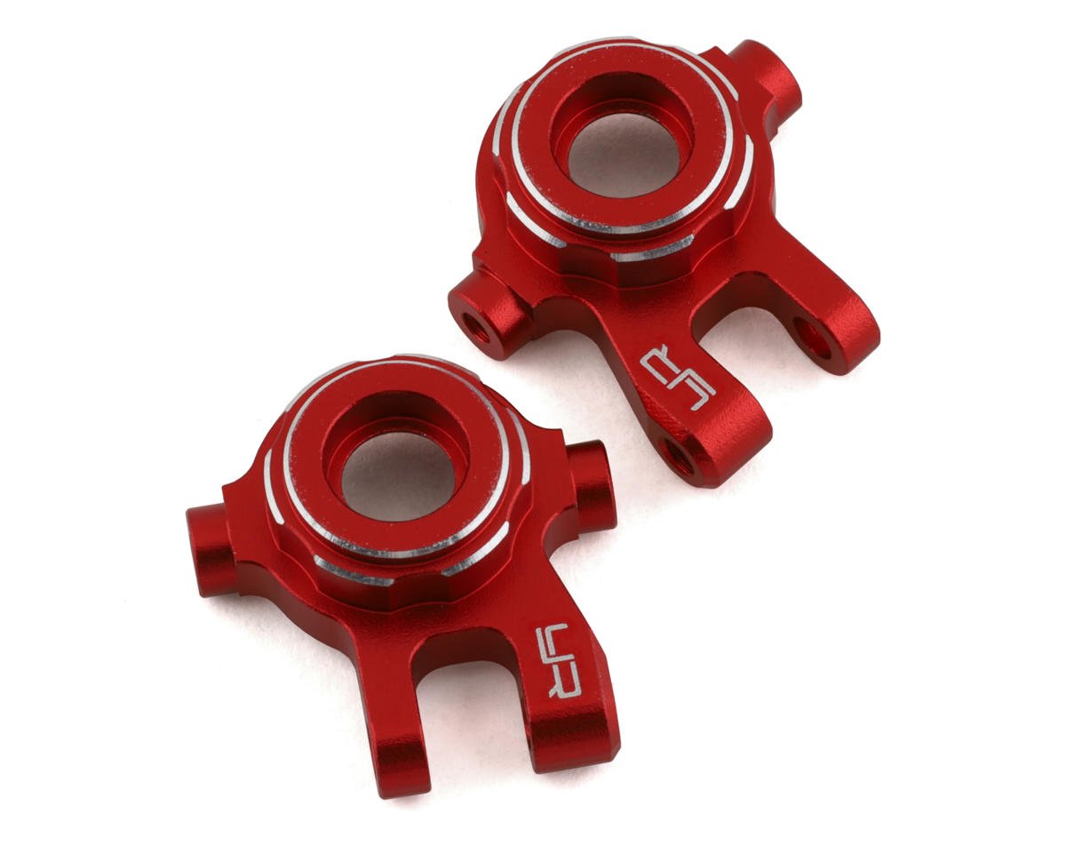 Yeah Racing Aluminum Steering Knuckles for Traxxas TRX-4M (Red) (2) (YEA-TR4M-014RD)