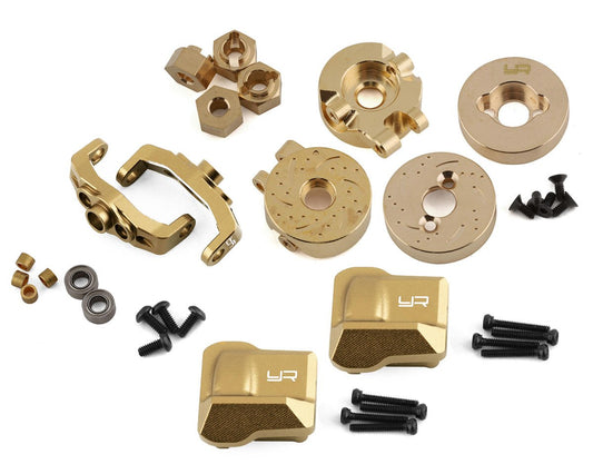 Yeah Racing Brass Upgrade Set for Traxxas TRX-4M (108g) (YEA-TR4M-S01GD)