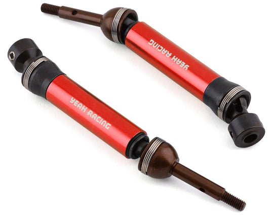 Yeah Racing HD Rear Driveshafts for Traxxas Slash/Stampede 4x4 (Red) (YEA-TRSL-015RRD)