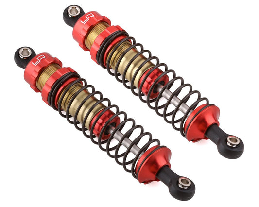 Yeah Racing 90mm Aluminum TR-XB Big Bore Shocks (Red) (2) (YEA-TRSL-016RD)